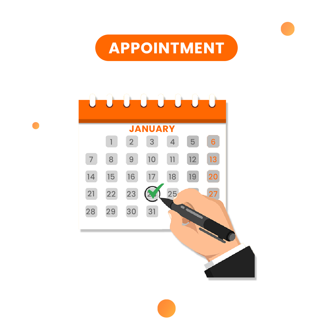 Schedule appointments with one click