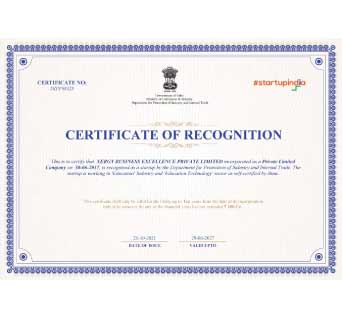 Startup-Certificate-Xergy