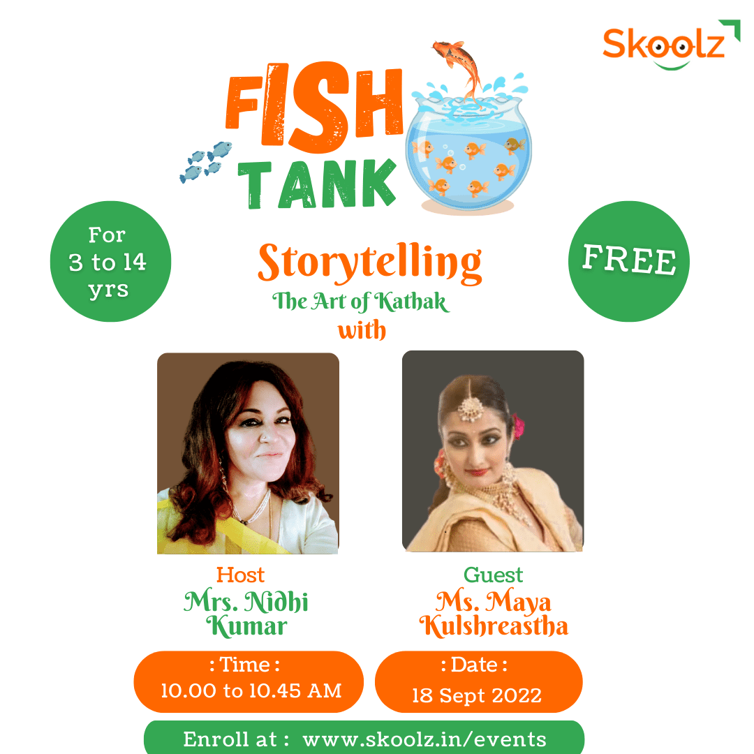 fish tank art of kathak event with Maya Kulshreastha